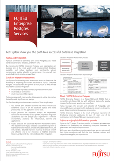 Brochure: Database Migration Assessment